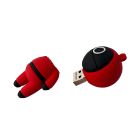 Флеш-накопичувач Wibrand USB 2.0 Squid Game 16Gb Red