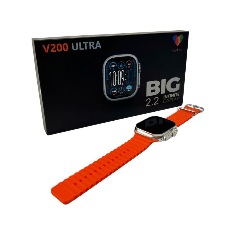 Смарт-годинник BIG V200 Ultra 44mm. 180 mAh. IP65 Gold