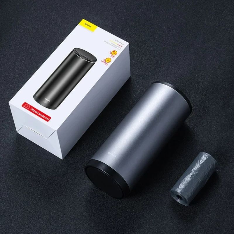 Автомобільний сміттєвий контейнер Baseus Gentleman Style Vehicle-mounted Trash Can（Bag1 roll/30）Black