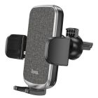 Автотримач для телефона HOCO CA94 Polaris push-type air outlet car holder Black