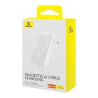 Зовнішній акумулятор Baseus Magnetic Mini Wireless Fast Charge Power Bank Type-C Edition  10000mAh 30W Stellar White