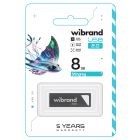 Флеш-накопичувач Wibrand USB 2.0 Stingray 8Gb Grey