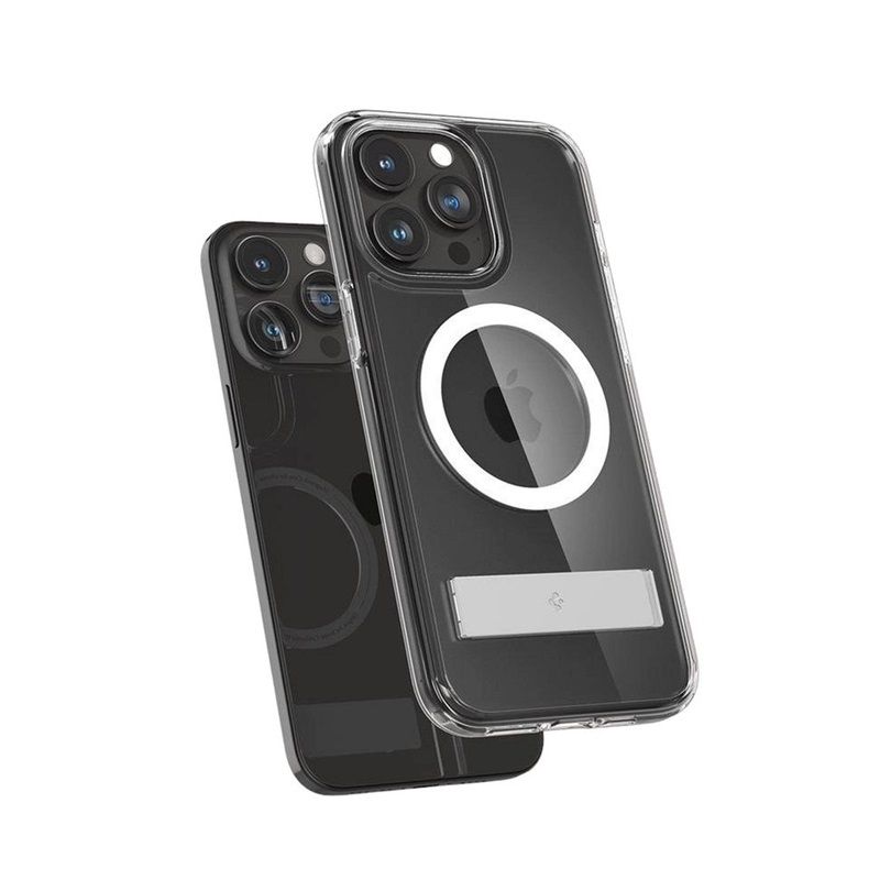 Чохол Spigen AAA Magnetic Clear Stand for Apple iPhone 16 Pro Transparent