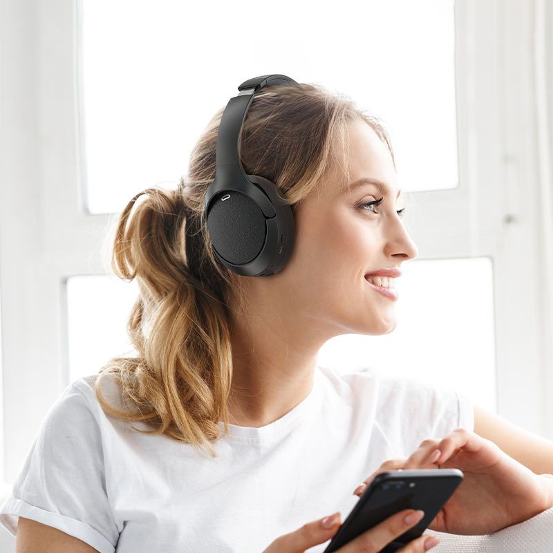 Бездротові накладні навушники ACEFAST H6 active noise reduction wireless headset Black