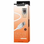 Кабель BOROFONE BX14 USB to iP 2.4A, 1m, PVC, TPE connectors, White