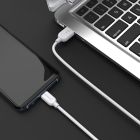 Кабель BOROFONE BX14 USB to Type-C 2.4A, 1m, PVC, TPE connectors, White