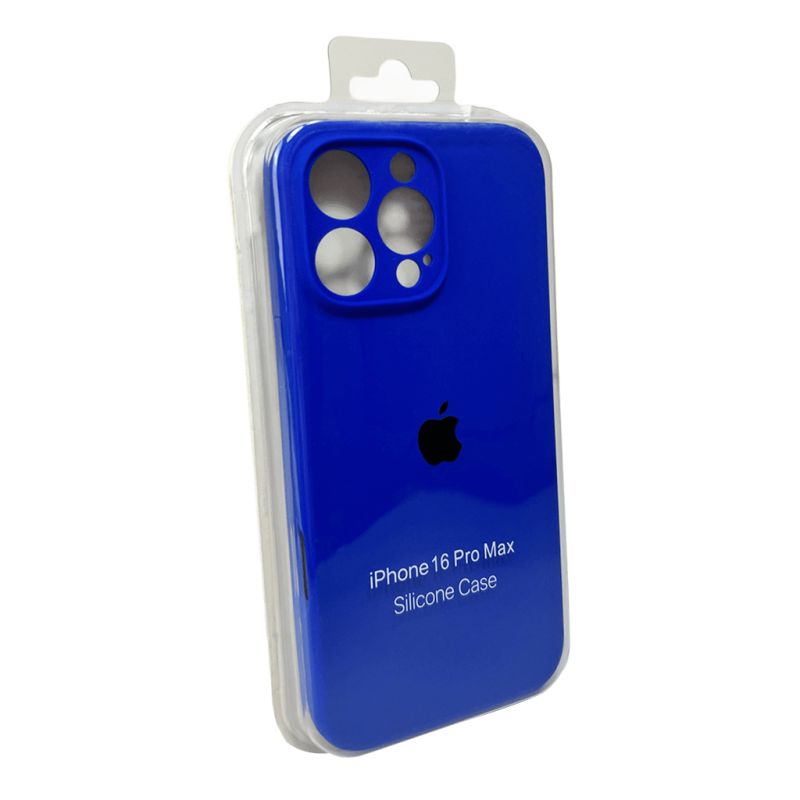 Чохол для смартфона Silicone Full Case AA Camera Protect for Apple iPhone 16 Pro 45,Shiny Blue