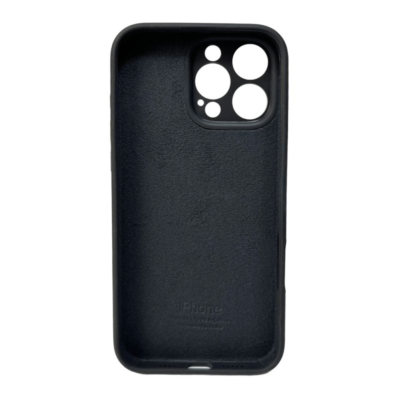 Чохол для смартфона Silicone Full Case AA Camera Protect for Apple iPhone 16 Pro Max 12,Dark Grey