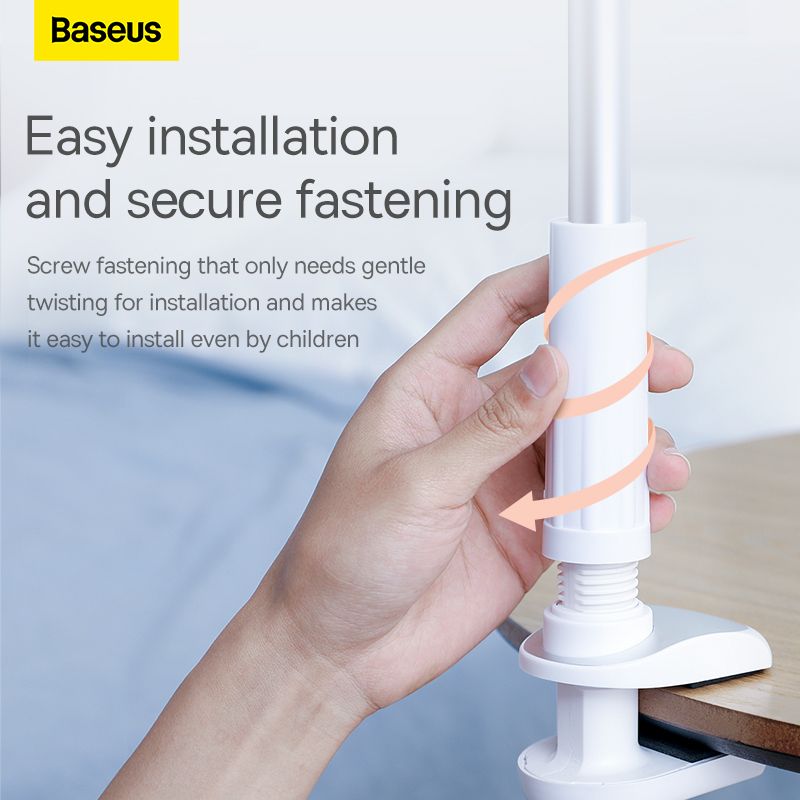 Тримач для телефона Baseus Unlimited adjustment lazy phone holder silver