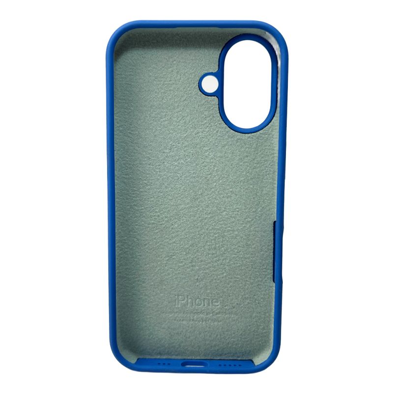 Чохол для смартфона Silicone Full Case AA Open Cam for Apple iPhone 16 3,Royal Blue