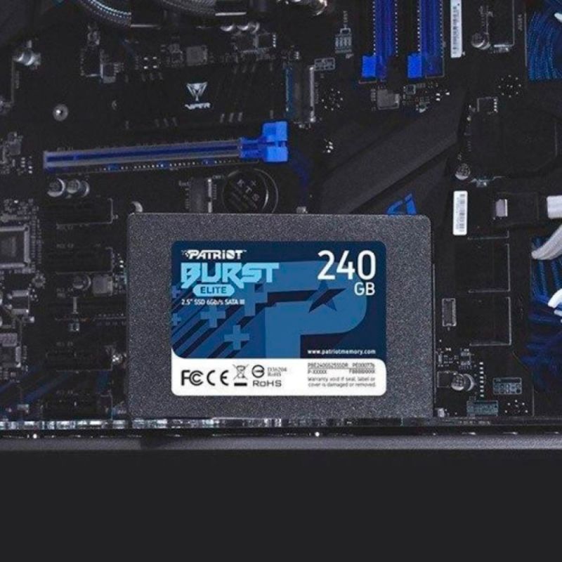 Накопичувач SSD Patriot Burst Elite 240GB 2.5" 7mm SATAIII TLC 3D