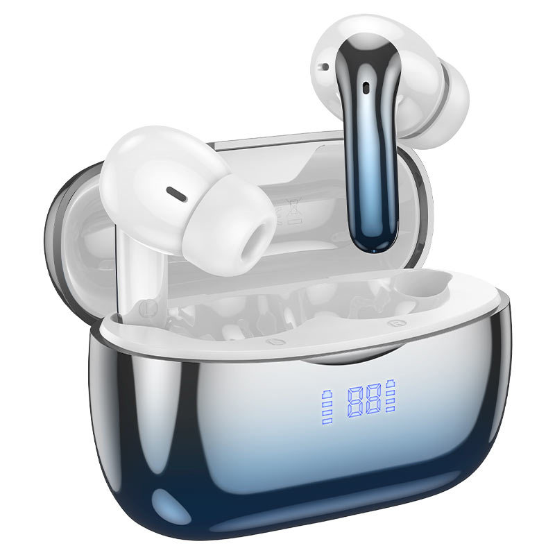 Бездротові навушники HOCO EQ16 Shine true wireless ANC+ENC Noise Reduction BT headset Blue glaze