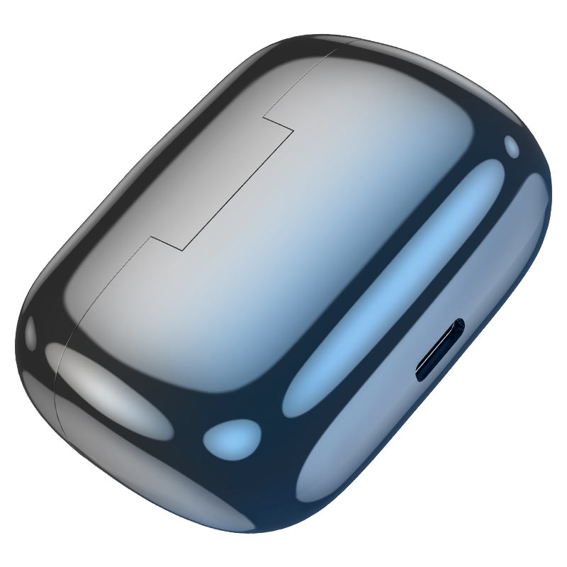 Бездротові навушники HOCO EQ16 Shine true wireless ANC+ENC Noise Reduction BT headset Blue glaze