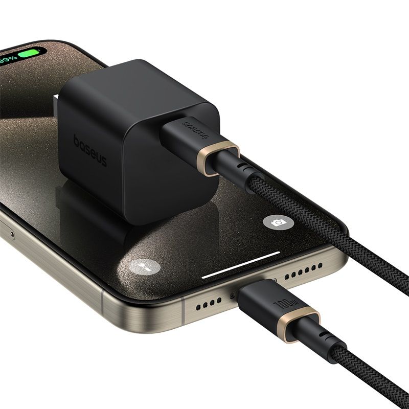 Кабель Baseus Dura Series Fast Charging Cable Type-C to Type-C 100W 1m Gold+Black