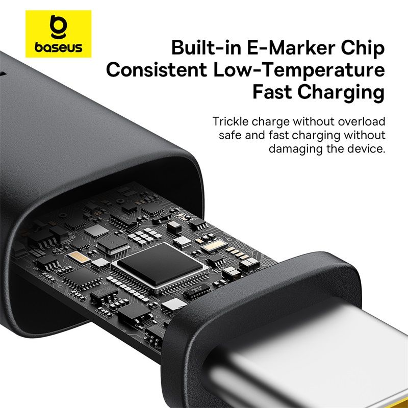 Кабель Baseus Dura Series Fast Charging Cable Type-C to Type-C 100W 1m Gold+Black