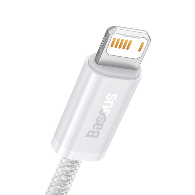 Кабель Baseus Dynamic Series Fast Charging Data Cable USB to iP 2.4A 1m White