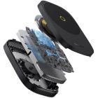 Бездротовий зарядний пристрій з кулером для мобільного Baseus MagPro II Series Ultra-Thin Magnetic Phone Cooler (with Wireless Charger) Cosmic Black