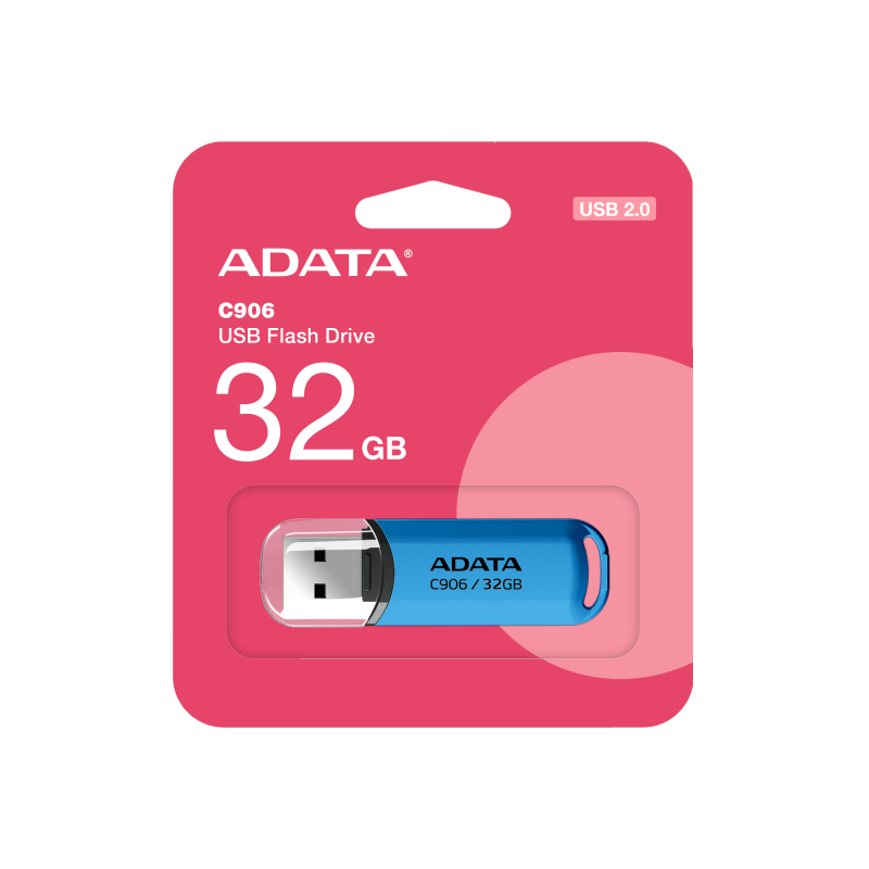 Флеш-накопичувач ADATA USB 2.0 C906 32Gb Water Blue