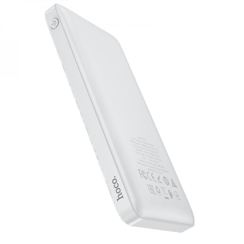 Зовнішній акумулятор HOCO J72 Easy travel power bank(10000mAh) White
