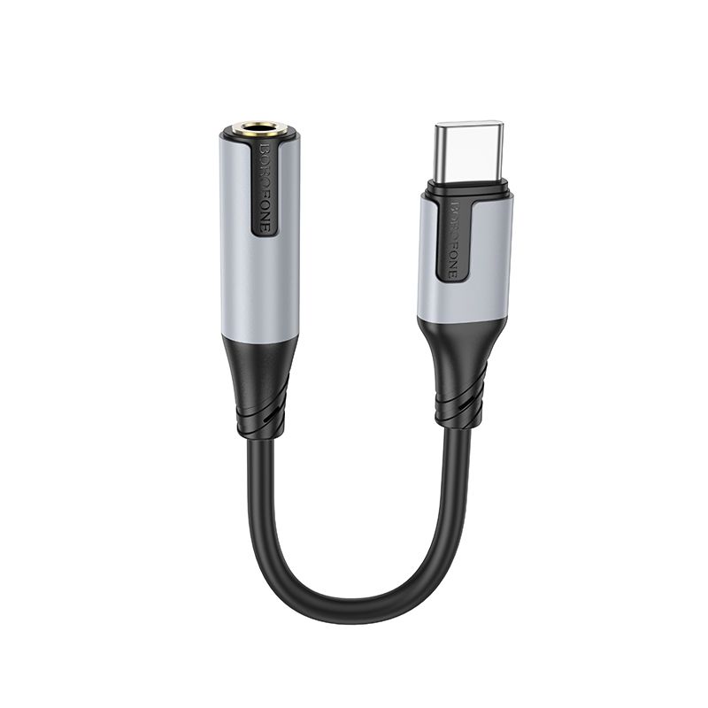 Перехідник BOROFONE BV19 Creator digital audio converter Type-C to 3.5mm Black