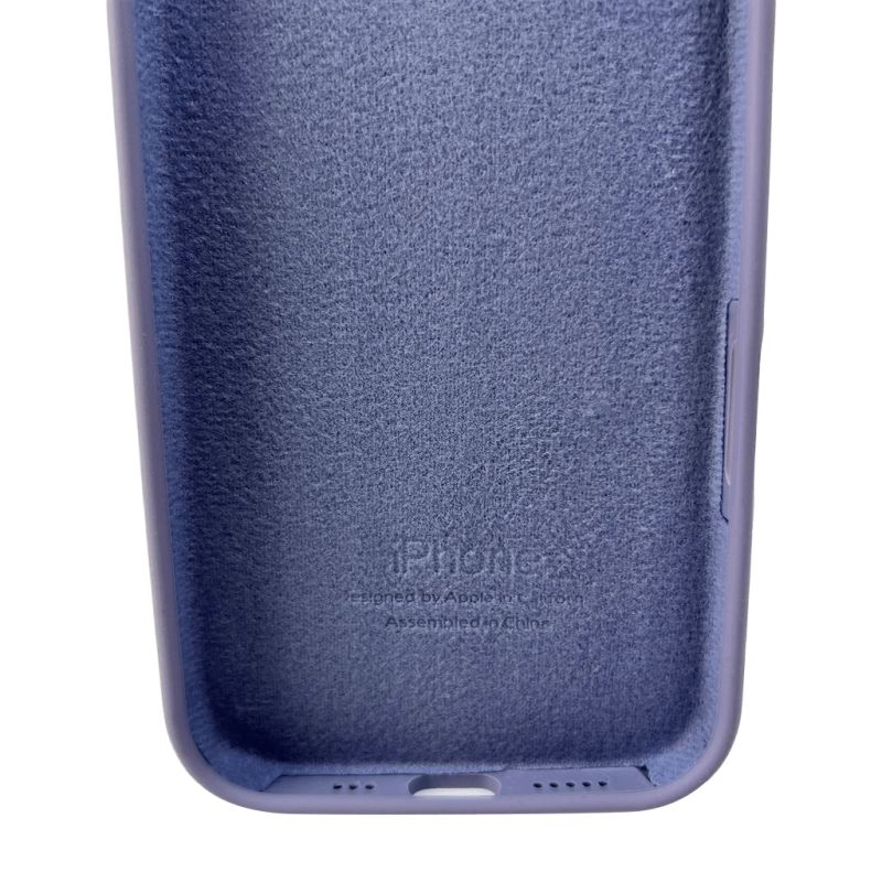 Чохол для смартфона Silicone Full Case AA Camera Protect for Apple iPhone 16 28,Lavender Grey
