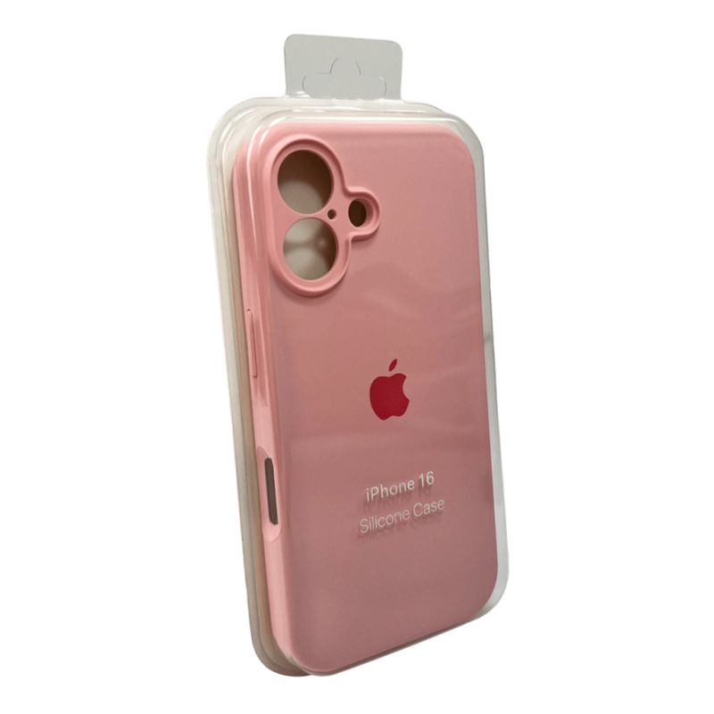 Чохол для смартфона Silicone Full Case AA Camera Protect for Apple iPhone 16 41,Pink