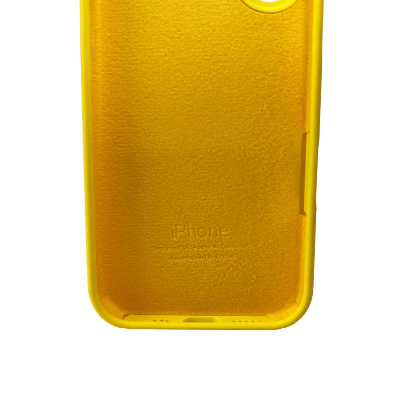 Чохол для смартфона Silicone Full Case AA Camera Protect for Apple iPhone 16 56,Sunny Yellow