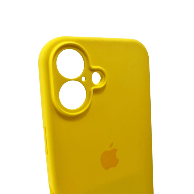 Чохол для смартфона Silicone Full Case AA Camera Protect for Apple iPhone 16 56,Sunny Yellow