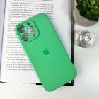 Чохол для смартфона Silicone Full Case AA Camera Protect for Apple iPhone 16 Pro Max 30,Spearmint