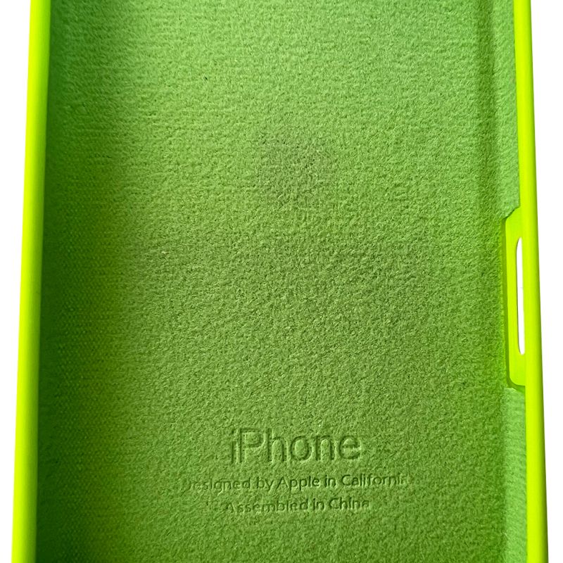 Чохол для смартфона Silicone Full Case AA Open Cam for Apple iPhone 16 24,Shiny Green