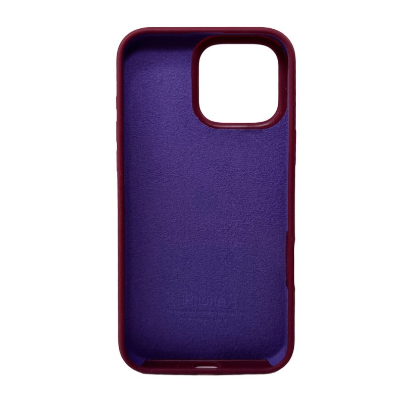 Чохол для смартфона Silicone Full Case AA Open Cam for Apple iPhone 16 Pro Max 47,Plum