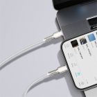 Кабель Baseus Cafule Series Metal Data Cable Type-C to iP PD 20W 2m White