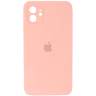 Чохол для смартфона Silicone Full Case AA Camera Protect for Apple iPhone 11 37,Grapefruit