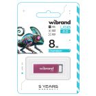 Флеш-накопичувач Wibrand USB 2.0 Chameleon 8Gb Pink