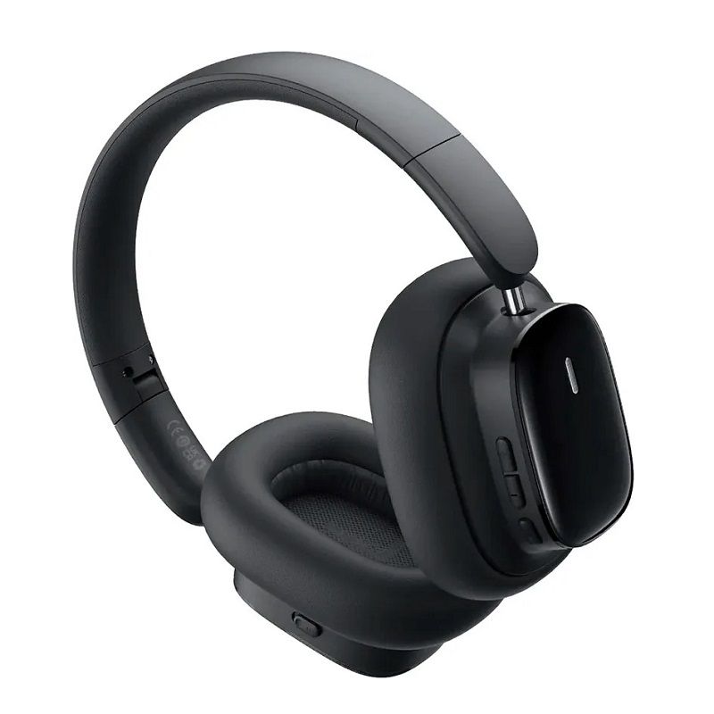 Бездротові накладні навушники Baseus Bowie H1i Noise-Cancellation Wireless Headphones Cluster Black