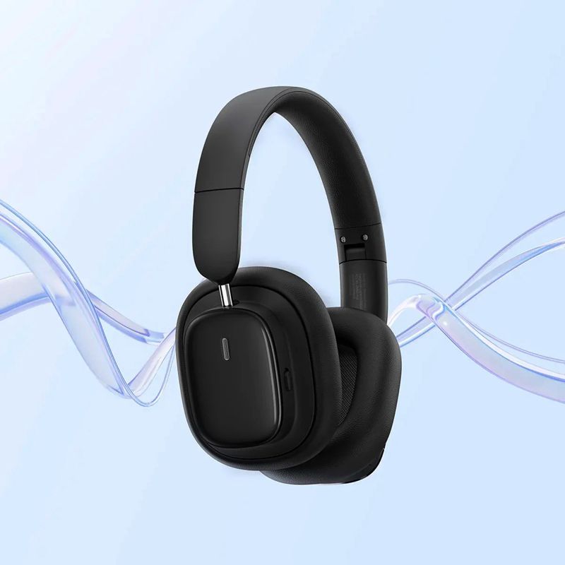 Бездротові накладні навушники Baseus Bowie H1i Noise-Cancellation Wireless Headphones Cluster Black