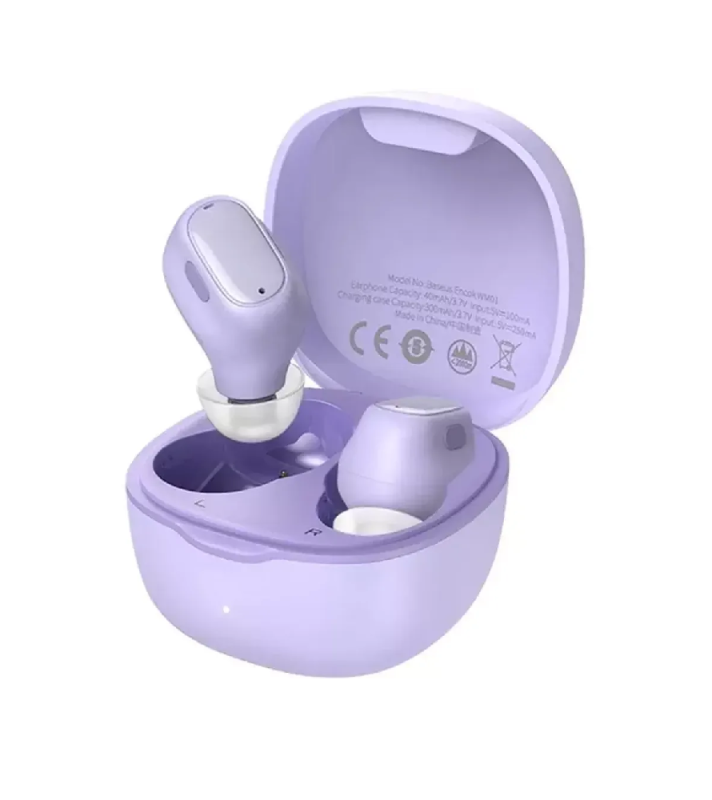Бездротові навушники Baseus Bowie WM01 True Wireless Earphones Purple