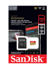 Карта пам'яті microSDXC (UHS-1 U3) SanDisk Extreme A2 256Gb class 10 V30 (R190MB/s,W130MB/s) (adapter SD)