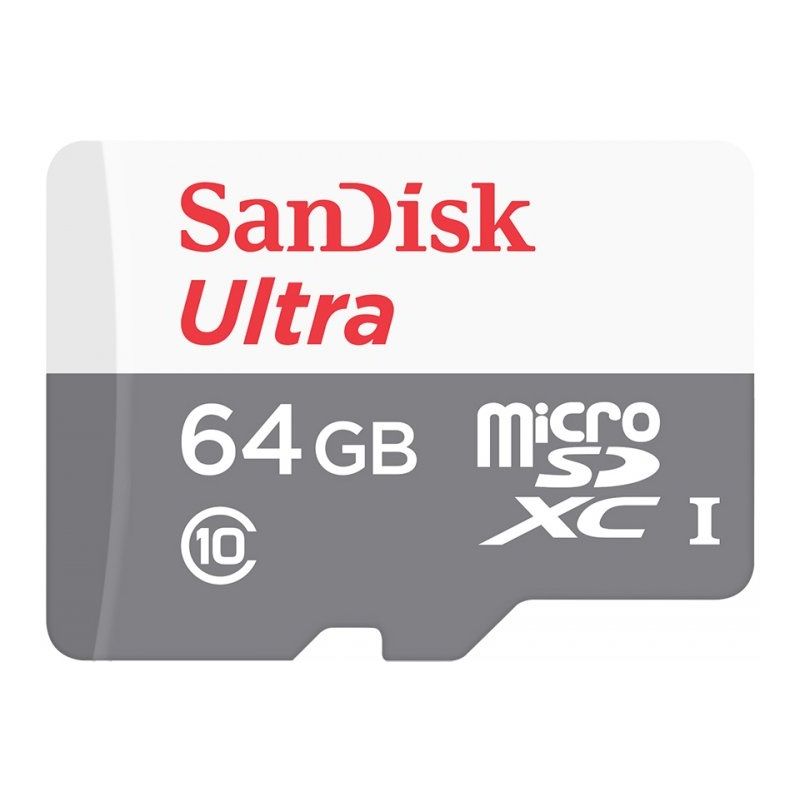 Карта пам'яті microSDXC (UHS-1) SanDisk Ultra 64Gb class 10 A1 (100Mb/s)