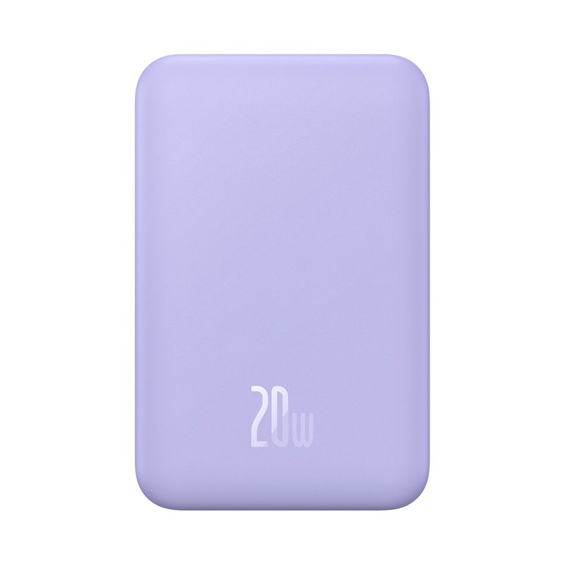 Зовнішній акумулятор Baseus Magnetic Mini Wireless Fast Charge Power Bank 20000mAh 20W Purple