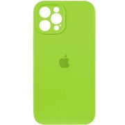 Чохол для смартфона Silicone Full Case AA Camera Protect for Apple iPhone 12 Pro Max 24,Shiny Green