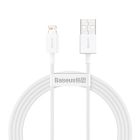 Кабель Baseus Superior Series Fast Charging Data Cable USB to iP 2.4A 1.5m White
