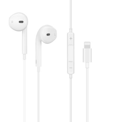 Навушники дротові HOCO L7 Plus Original (Lightning) White