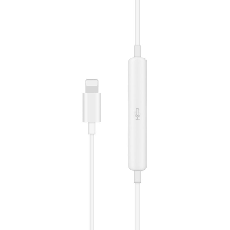 Навушники дротові HOCO L7 Plus Original (Lightning) White
