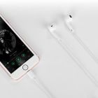 Навушники дротові HOCO L7 Plus Original (Lightning) White
