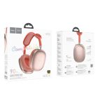 Бездротові накладні навушники HOCO W55 Pleasing BT headphones Pink