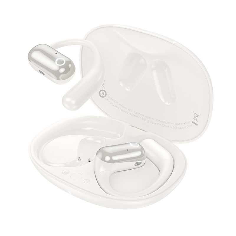 Бездротові навушники HOCO EA6 Melody open true wireless BT headset Milky White