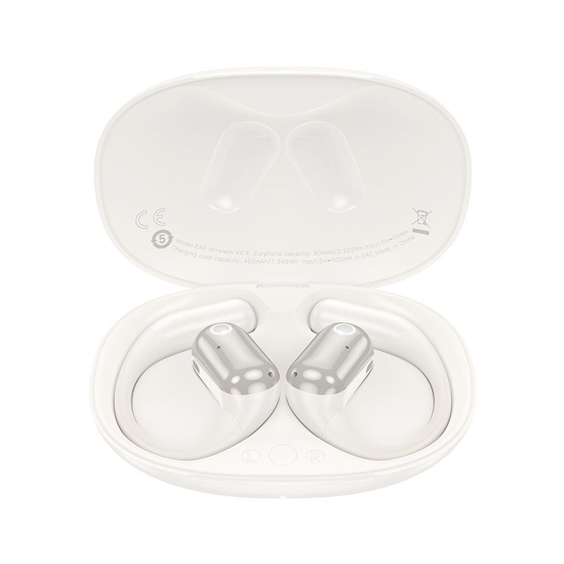 Бездротові навушники HOCO EA6 Melody open true wireless BT headset Milky White