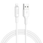 Кабель HOCO X25 USB to iP 2A, 1m, PVC, PVC connectors, White