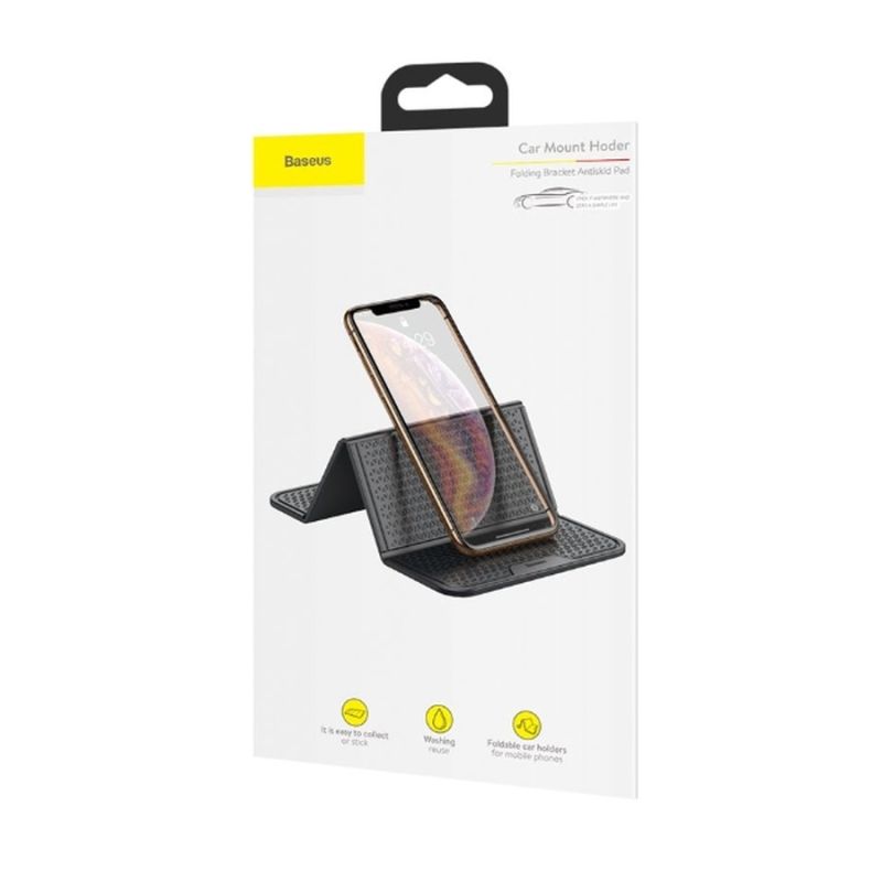 Гелевий килимок Baseus Folding Bracket Antiskid Pad Black